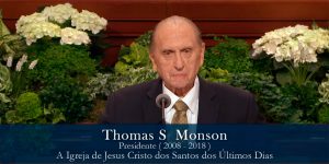 Thomas S. Monson na conferência de abril de 2017 via lds.org