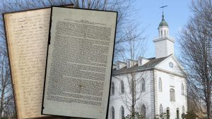 Doutrina e Convênios 88 e 109 por The Joseph Smith Papers. Imagem do Templo de Kirtland por Kenneth Mays