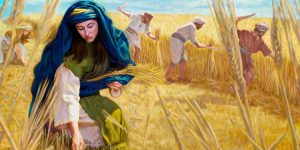 "Rute no campo de Boaz", por Julius Schnorr von Carolsfeld