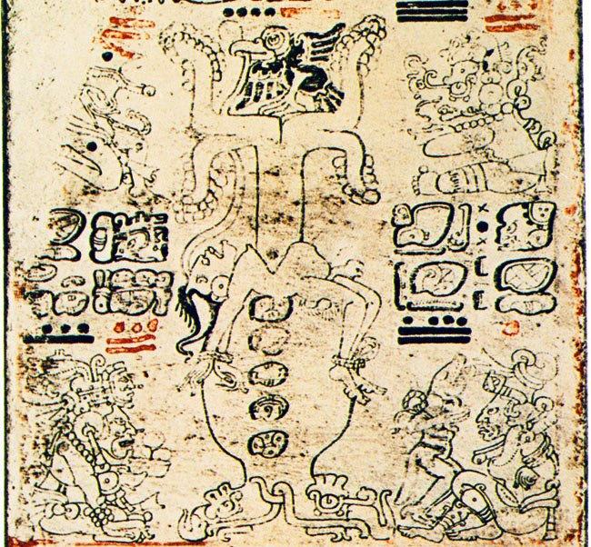 Árvore antropomórfica do Códice Dresden 3.