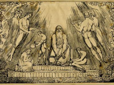 The Vision of Enoch (A Visão de Enoque), por William Blake