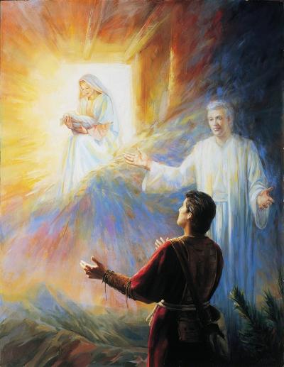 "A Visão de Néfi da Virgem Maria", por Judith A. Mehr