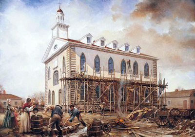 Templo de Kirtland, por Walter Rane