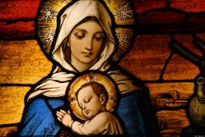 A Virgem Maria e o Menino Jesus. Imagem via Adobe Stock