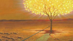 A Árvore da Vida com fruto branco